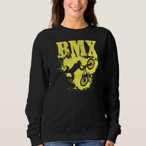 Bmx Bike Rider Action Shot Sweatshirt