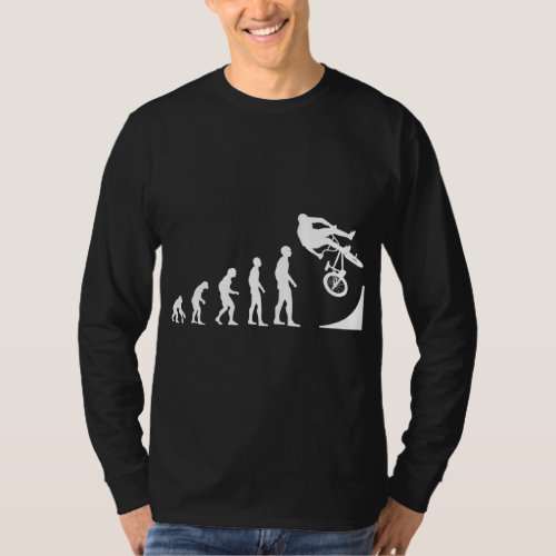 Bmx Bike Rider Evolution Motocross Freestyle Bmx  T_Shirt
