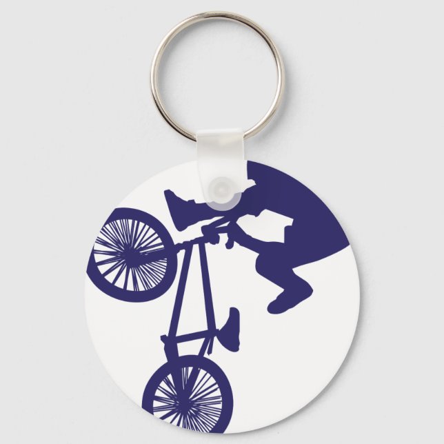 BMX BIKE RIDER KEYCHAIN (Front)