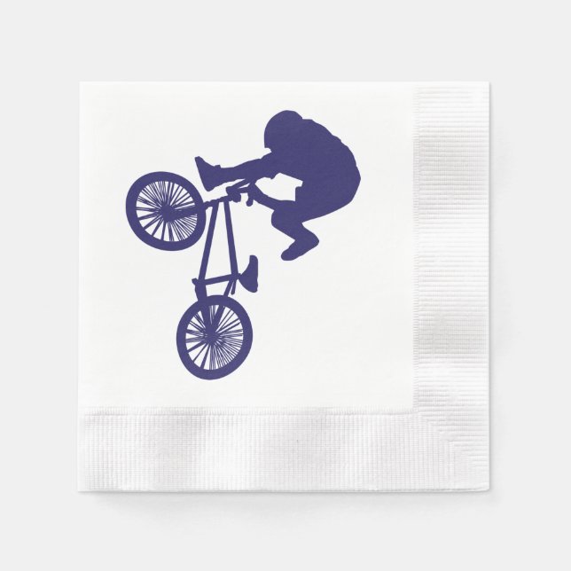 BMX Bike Rider Napkins (Front)