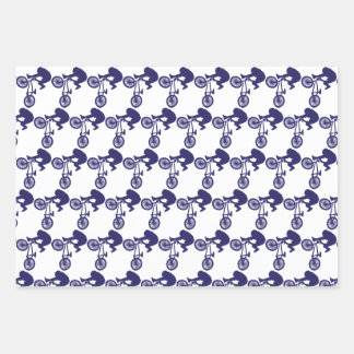 BMX Bike Rider Wrapping Paper Sheets