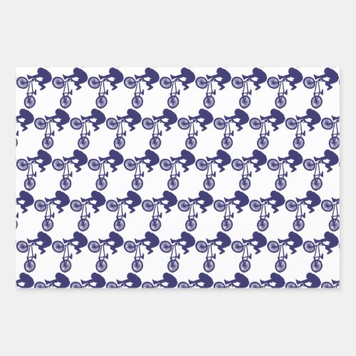 BMX Bike Rider Wrapping Paper Sheets