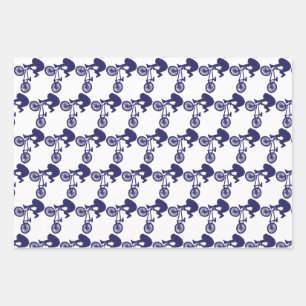 BMX Bike Rider Wrapping Paper Sheets