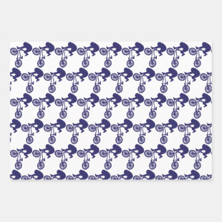 BMX Bike Rider Wrapping Paper Sheets