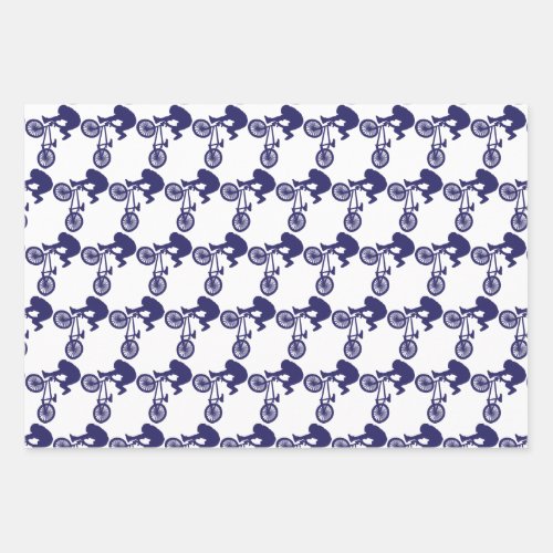 BMX Bike Rider Wrapping Paper Sheets