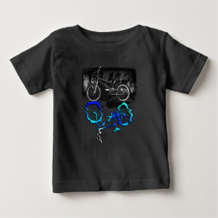BMX Bike Sport Colored Reflection Baby T-Shirt