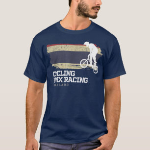 BMX Bike Thailand Flag Biking Cycling Racing BMX T-Shirt