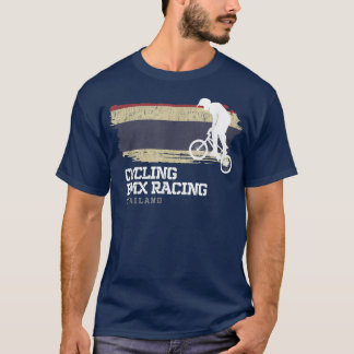 BMX Bike Thailand Flag Biking Cycling Racing BMX T-Shirt