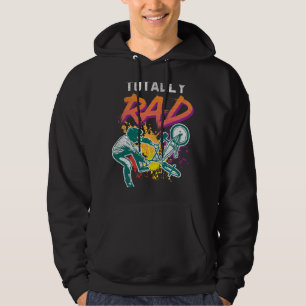 BMX Bike Totally Rad 80s Bmx Bike Vintage Racing B Hoodie