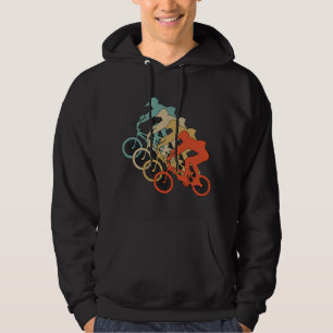 BMX Bike Vintage Retro Style BMX Bicycle Bike Cycl Hoodie