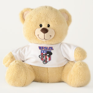 BMX Biker catching High AIR Teddy Bear