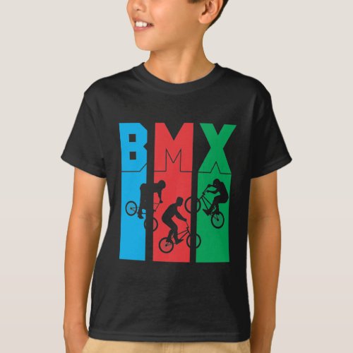 BMX Biker Freestyle Mountain Biking Cool Cyclist T_Shirt
