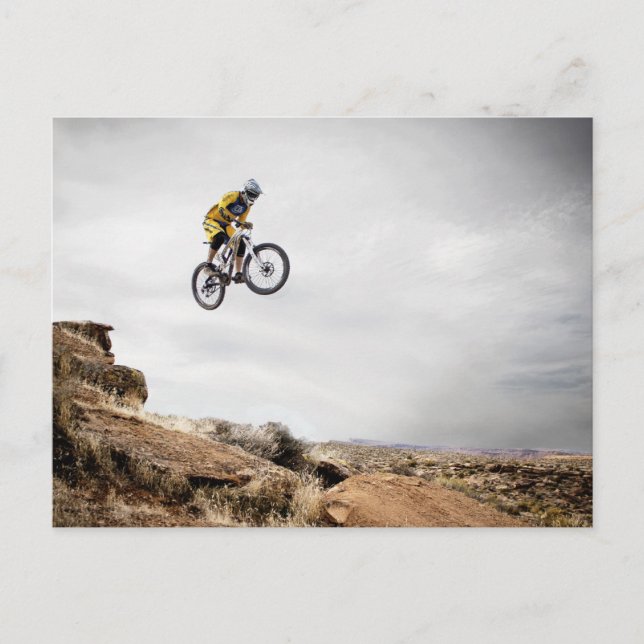 BMX Biker Postcard (Front)