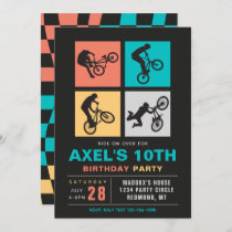 BMX Birthday Invitation | Bike Invitation