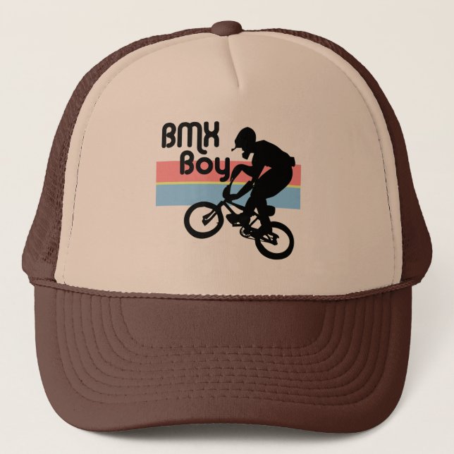 BMX Boy / BMX Girl Trucker Hat (Front)
