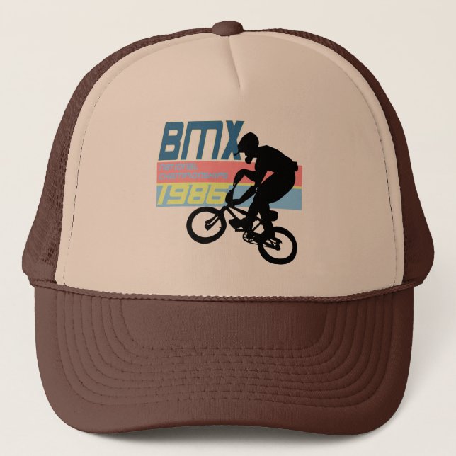 BMX Championships 1986 Trucker Hat (Front)