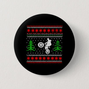 BMX Christmas Button