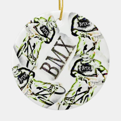 BMX  Christmas Ornament