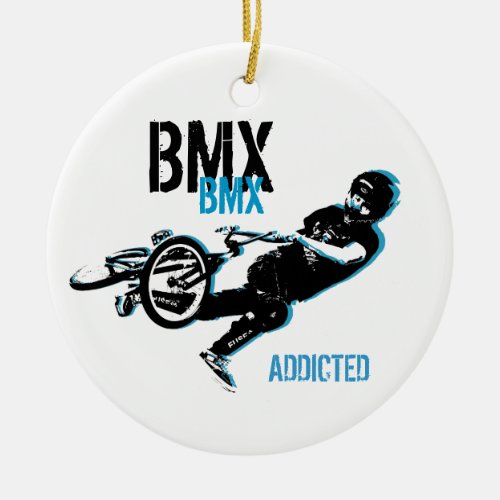 BMX  Christmas Ornament