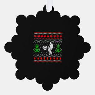BMX Christmas Ornament Card
