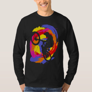 BMX color bike fans bike  MTB biker retro BMX  1 T-Shirt