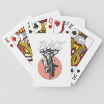 BMX  Cool Biker Retro Style Poker Cards