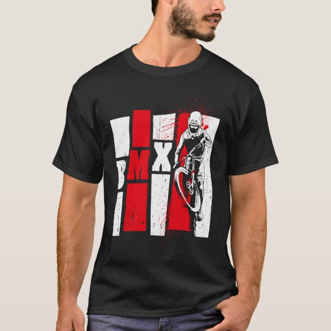 BMX cool retro fan  for kids men and women T-Shirt (Front)