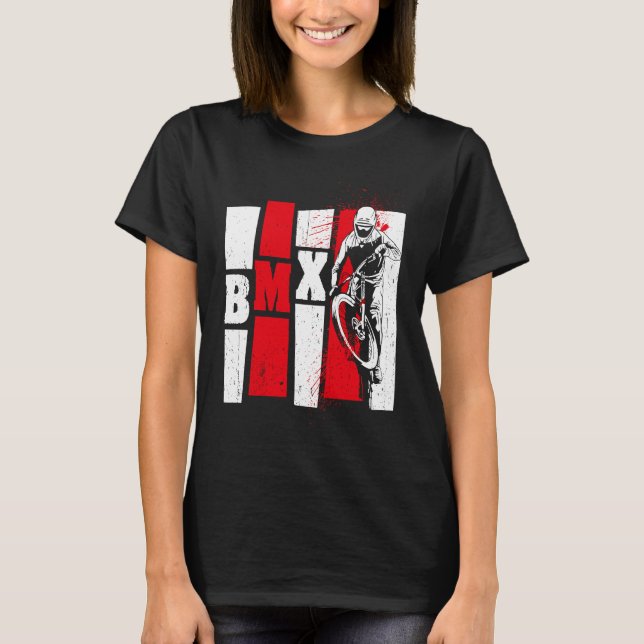 BMX cool retro fan  for kids men and women T-Shirt (Front)