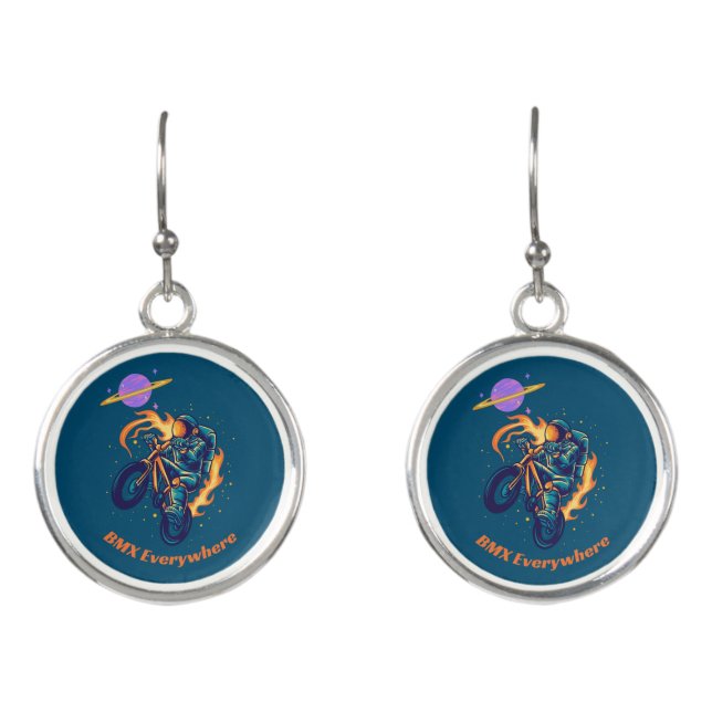 bmx everywhere earrings (Front)