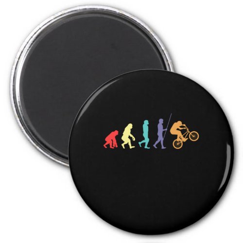 BMX Evolution Bicycle Cyclist Mountain Bike Gift Magnet
