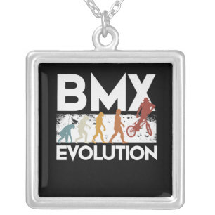 BMX Evolution Silver Plated Necklace