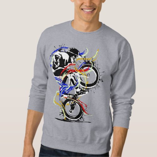BMX Flatland Bicycle Rider Sweatshirt