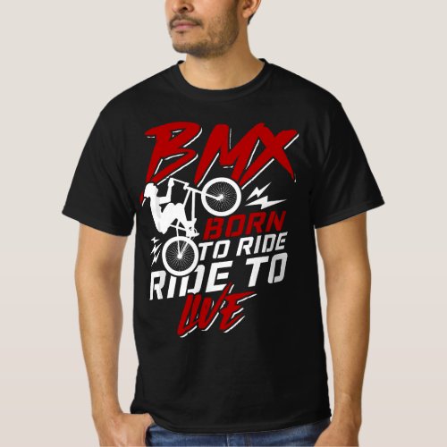 BMX for freestyle cyclists boys T_Shirt