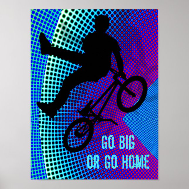 BMX  Fractal Movie Marquee Go Big Go Home Poster (Front)