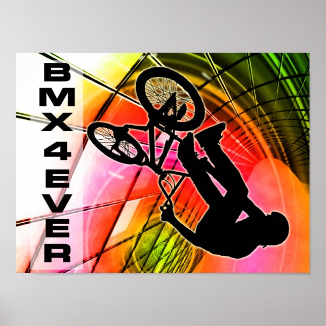 BMX in Lines & Circles BMX 4 Ever Poster (Front)