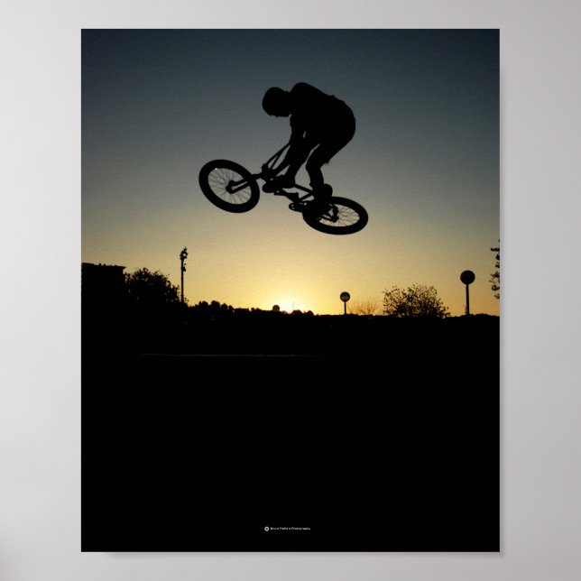 BMX jump street stunt Poster (Front)