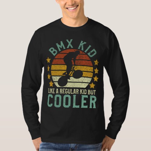 BMX Kid Funny BMX Trick Freestyle Bike Rider Gift T_Shirt