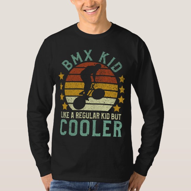BMX Kid Funny BMX Trick Freestyle Bike Rider Gift T-Shirt (Front)