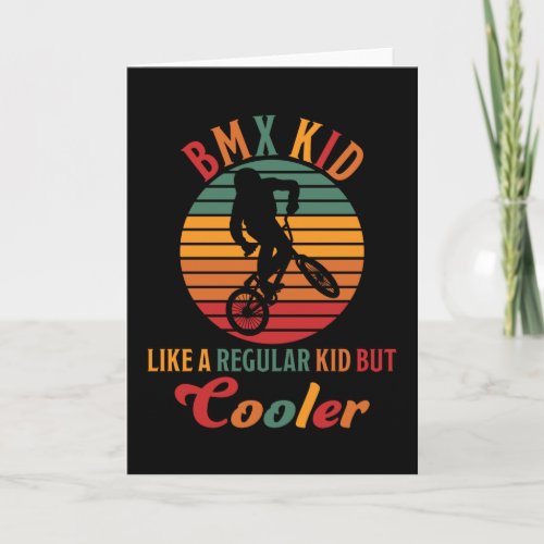 BMX Kid Like A Regular Kid But Cooler Bicycle Gift Card