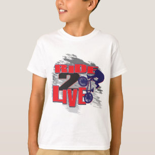 BMX Live to Ride Ride to Live T-Shirt