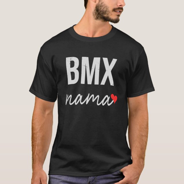 BMX Mom Cute BMX Mama For Women T-Shirt (Front)
