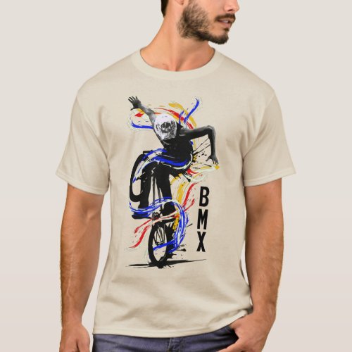 Bmx Old School _ Bmx Bike Flatland T_Shirt