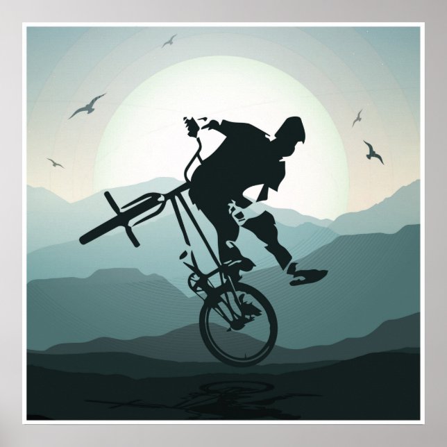 Bmx Poster Print - Bmx Bike - Bmx Poster (Front)