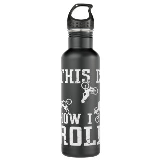 BMX Racing Cyclocross Race Cycling Lovers Cool Bik Stainless Steel Water Bottle
