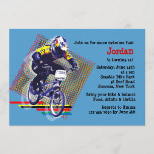 BMX Racing Invitation