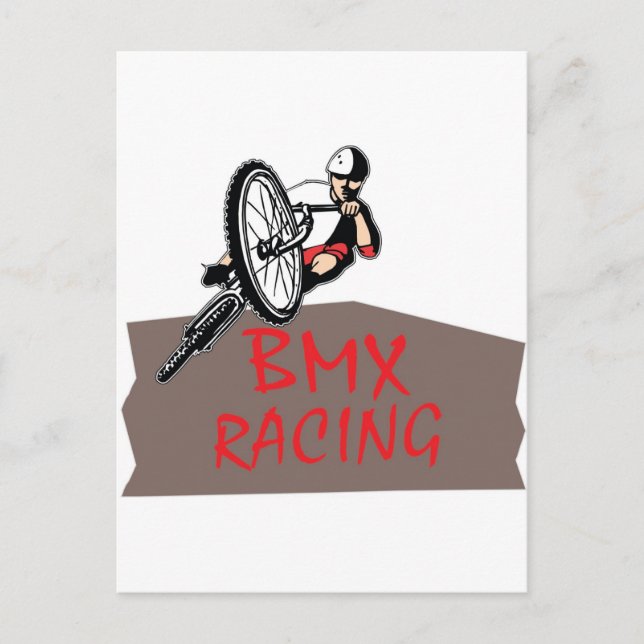 BMX RACING POSTCARD (Front)