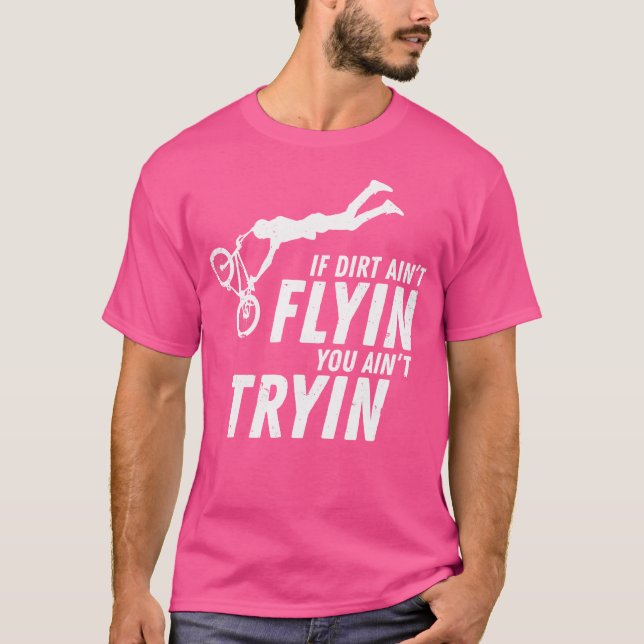 Bmx Racing Riding For Boys Dirt Bike T-Shirt (Front)