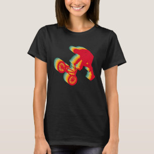 BMX Rider Bike Bicycle Stunt Racing  Extreme Outdo T-Shirt