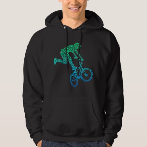 BMX Rider Bike Bicycle Stunt Racing Kids Boys T_Sh Hoodie
