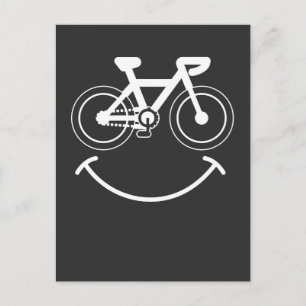 BMX Smiling Face Gift - Cycle Bike Fun Postcard
